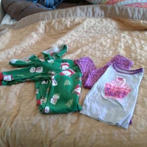 Two pajama sets